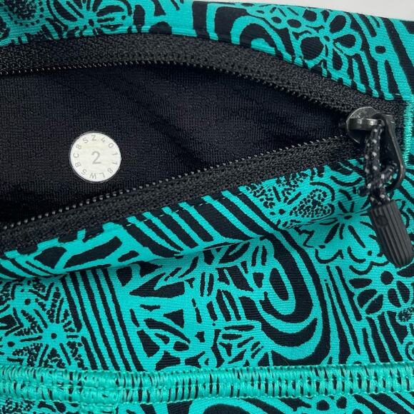 Lululemon Tight Stuff Tight II Kitakami Viridian Green Black Size 2 - Picture 6 of 8